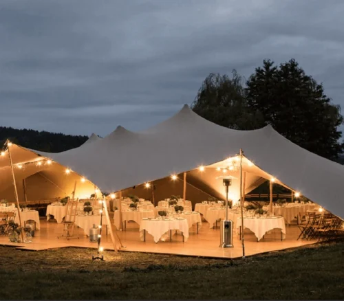 Stretch tents hire